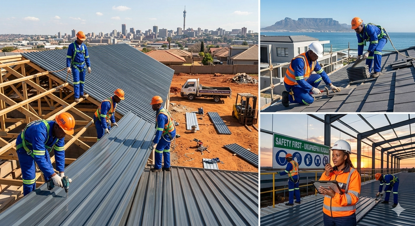 Peak Roofing at work